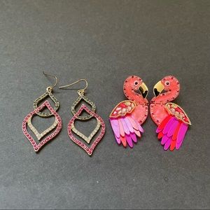 Flamingo Earring Set